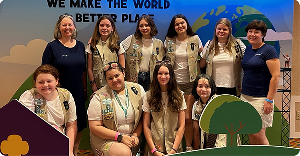 Girl Scout volunteer Julie Keller