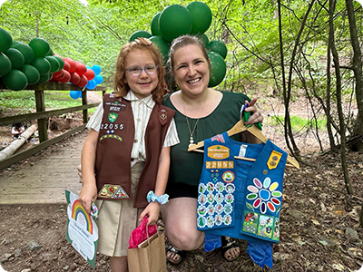 Girl Scout volunteer Cara Armour