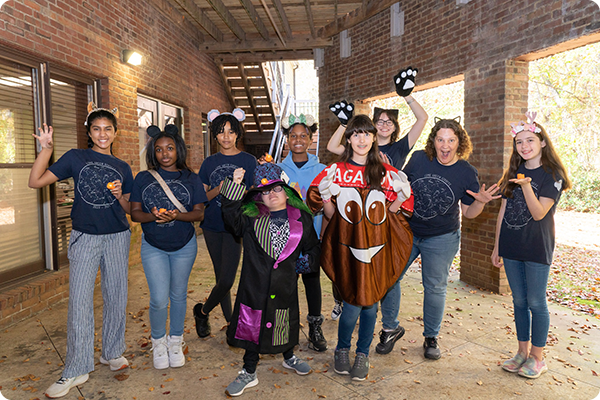 Girl Scout volunteer Marnye Hall