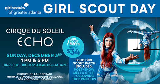 Girl Scout Day at Cirque du Soleil ECHO - December 3