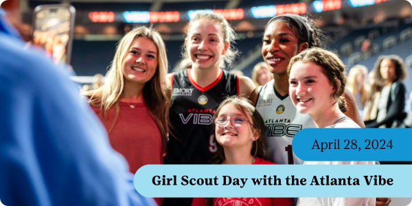 Girl Scout Day with the Atlanta Vibe Volleyball on April 28