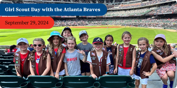 Girls Scout Day at the Atlanta Braves game on Sept. 29
